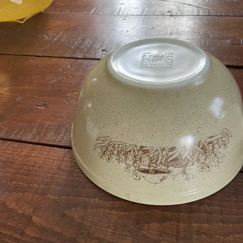 Pyrex Vintage Forest Fancies Mushroom Cinderella Nesting Mixing Bowls, Set of 2
